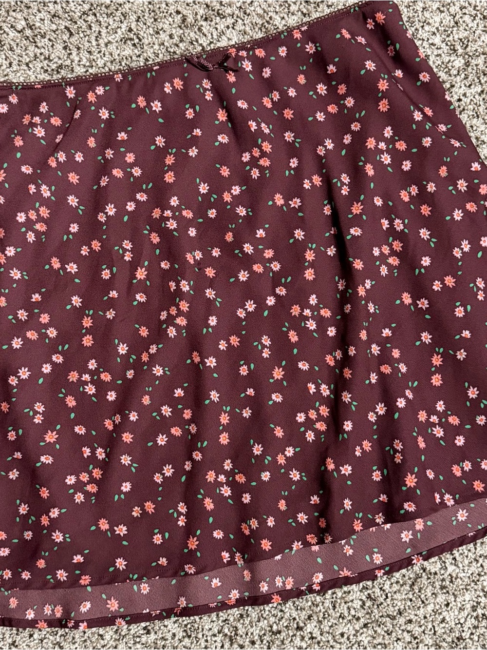 Wild Fable (target brand) A-Line Skirt in Burgundy